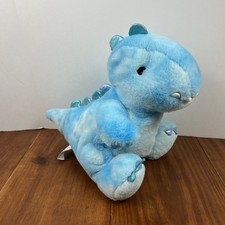 FAO SCHWARZ GLOW BRIGHTS ALIVE WITH SOUND  LIGHT 12" BLUE DINOSAUR