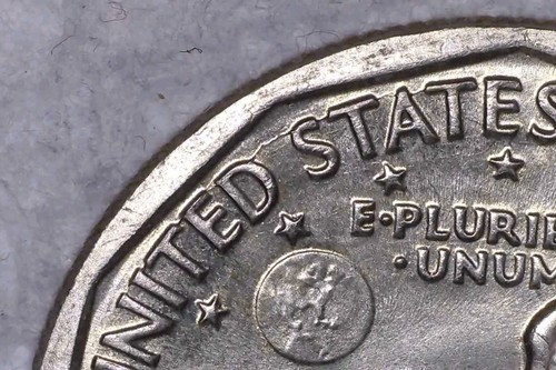 1979 P Susan B Anthony One Dollar Coin Die Crack Reverse Error - Picture 7 of 8
