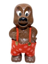 MISSING HAT Rasmus Klump Hard Plastic Danish Cartoon Character Piggy Bank Animal