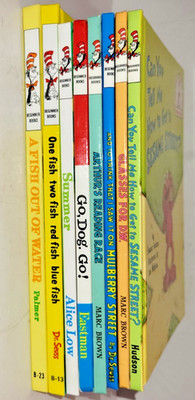 Dr. Seuss Hardcover Kids Books Lot Of Eight (8) Beginning Readers Vintage #1