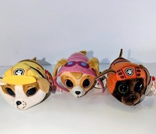 Ty Beanie Boos Teeny Tys 4" Paw Patrol LOT of 3 NWT