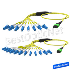 1-15m MPO to LC OS2 SM 8 or 12 Core Breakout ...