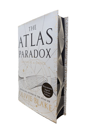SIGNED The Atlas Paradox Olivie Blake 1st Ed Sprayed Edges HC New Collectible