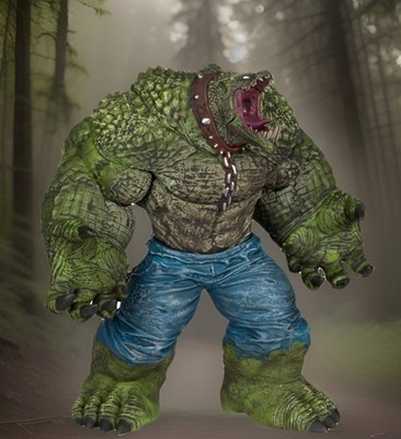 DC Direct Killer Croc Limited Edition Collector (Todd's Mods) 4.5'' Posed Figure