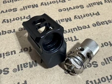 Lakeline LLC 2-Piece, 9mm, Slide Profile Compensator, black and silver