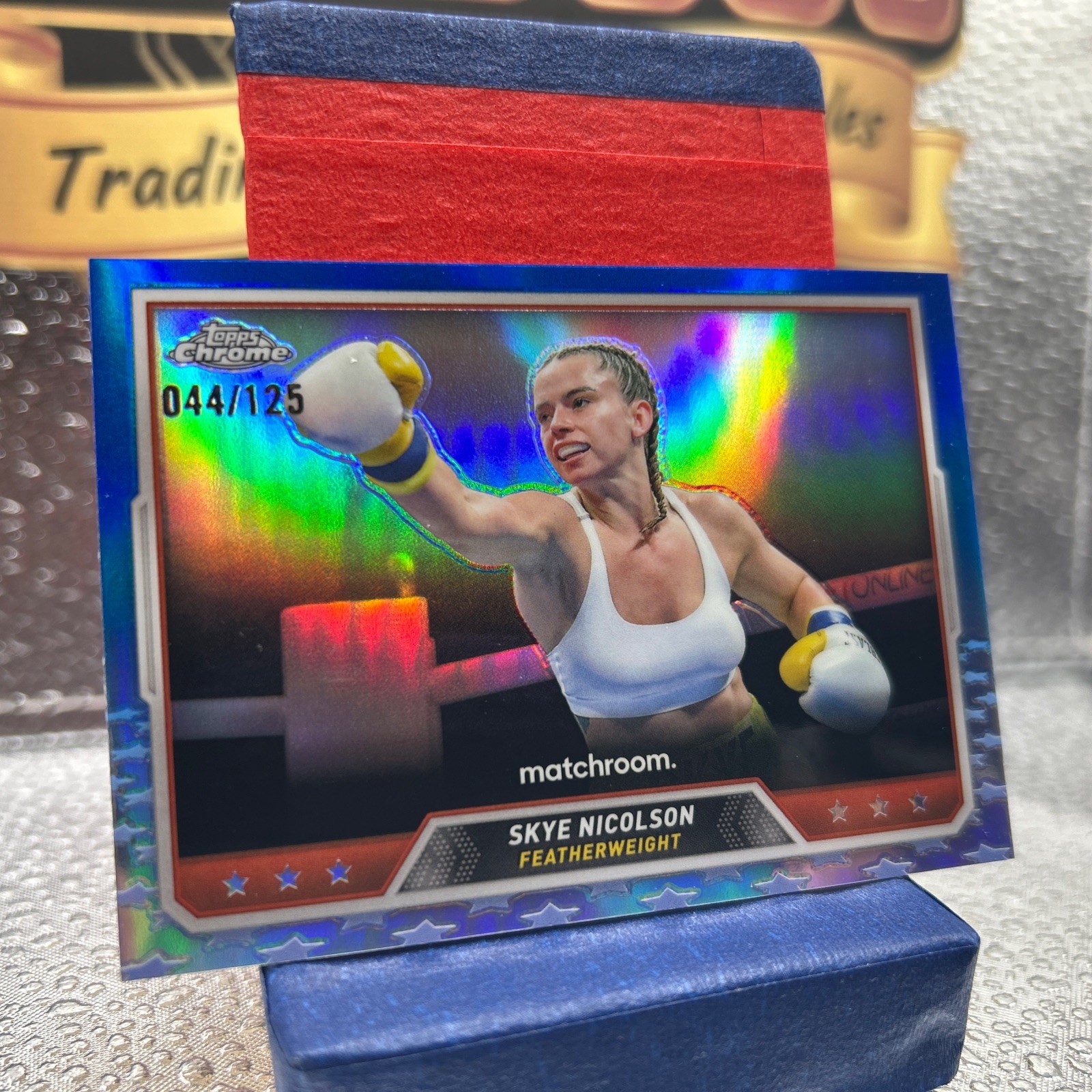 2024 Topps Chrome Boxing Blue /125 #50 Skye Nicolson