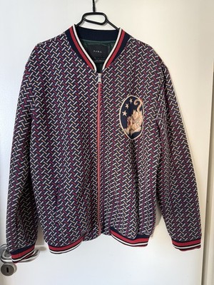 Zara Bomberjacke XL neu bestickt Muster