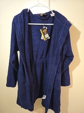 Tom Franks Kids Size Childrens 13yr 158cm NEW Blue Bath Robe