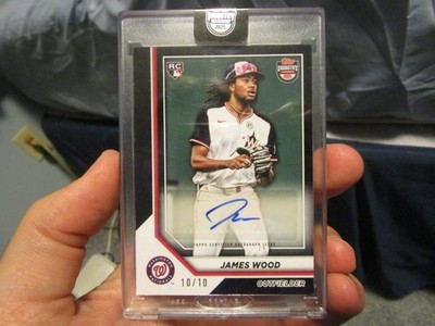 2025 TOPPS INDUSTRY CONFERENCE JAMES WOOD RC AUTO #10/10 - READ