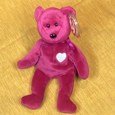 Ty Beanie Babies Valentina Bear Collectible Plush Toy 1999 Ages 3-11 with Tag