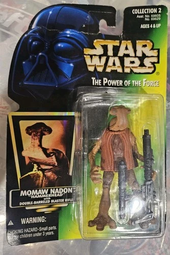 1996 STAR WARS THE POWER OF THE FORCE MOMAW NADON "HAMMERHEAD" ACTION FIGURE