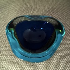 Mid Century Designer Murano Glas Aschenbecher