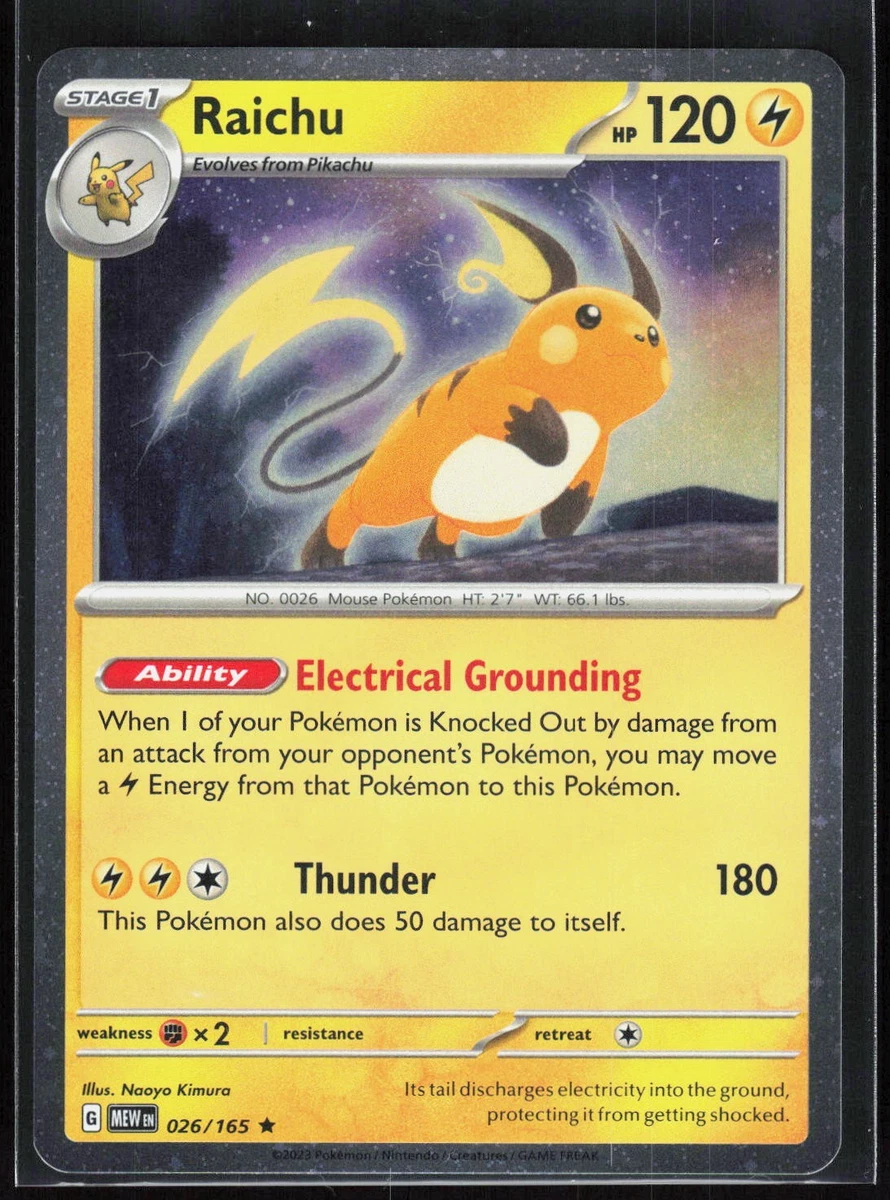 Raichu Pokemon Card for sale | eBay