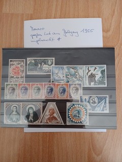 Monaco Large Lot From 1955 Unused