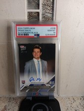 2024 TOPPS NOW AUTO-BLACK #D3B DRAKE MAYE ROOKIE RC /99 PSA 10 *DRAFT NIGHT*