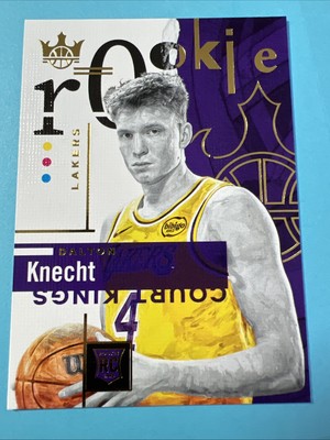 2024-25 Panini Court Kings Rookies I #126 Dalton Knecht, LA Lakers Rookie