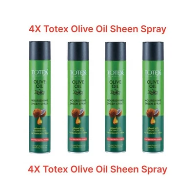 Totex Olive Oil Nourishing Sheen Spray (pack of 4)