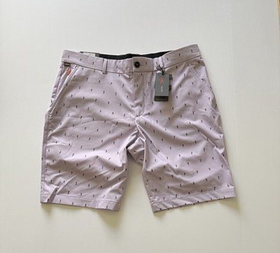 KJUS Mens Iver Printed 10'' Golf Shorts Size W36 Regular Fit All Over Print NWT