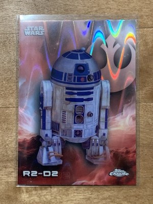 2025 Topps Chrome Star Wars #153 R2-D2 Raywave Refractor NM