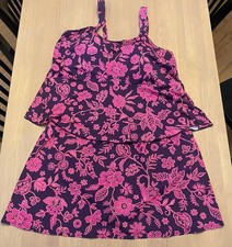 Lands' End Tankini Swimsuit Top 3X 24/26W  Skort 26W