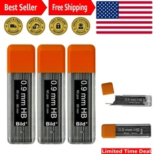 0.9 mm HB Mechanical Pencil Lead Refills in Convenient Storage Tube