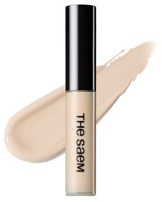 The Saem Cover Perfection Tip Concealer 0.2Oz Clear Beige Full Coverage Makeup