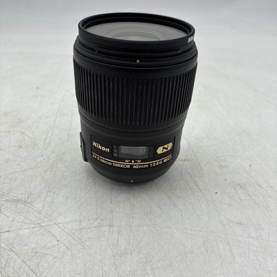 Nikon AF-S MICRO NIKKOR 60mm f/2.8G ED Fixed Lens.