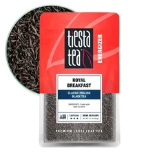 Premium Loose Leaf English Breakfast Tea Bold Flavor 25 Cups Artisan Blend