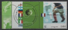 FRANCE 2002 : N° 3484A  CHAMPION DU MONDE DE FOOTBALL (LA PAIRE) NEUF** LUXE