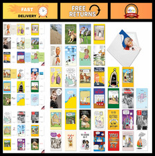 36 Funny Assorted Blank Cards with Envelopes - Mixed Humor Variety Pack for All