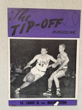 1953 St. Louis University Basketball Tip-Off Magazine vs Washington Huskies UW