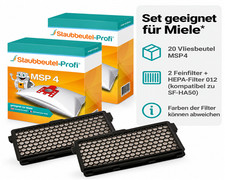 20 Staubsaugerbeutel MSP4 2 Hepafilter geeignet f&uuml;r Miele Complete C3 PowerLine