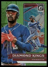 2022 Donruss Optic #10 Byron Buxton Lime Green Prizm Minnesota Twins