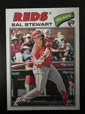 2026 Topps Heritage Sal Stewart #221 Cincinnati Reds Rookie Card (RC)