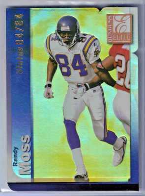 1999 Donruss Elite Randy Moss Status 84/84