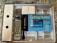 Vintage Motorola Lazer Thick Brick Cellphone Light Gray NIB New In Box