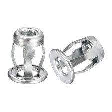 M8 Jack Nuts, 10Pcs Threaded Insert Nut Carbon Steel Rivet Nuts for Thin Metal, 