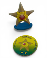 Vintage TOMY Pokémon Staryu #120 Figure w/ Original Battle Disc 1998 Nintendo