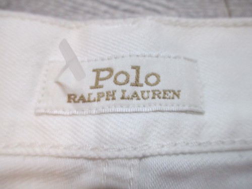 Polo Ralph Lauren Jeans donna taglia 25R panna Avery ragazzo toppa ricamata - Foto 5 di 20