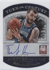 2013 Panini Elite Turn of the Century Signatures 66/100 Nikola Pekovic Auto 1b0