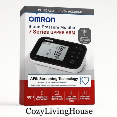 Omron BP7360 7 Series Wireless Blood Pressure Monitor Bluetooth AFib Cuff