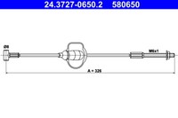 ATE Handbremsseil L/R FüR Focus 1.4-2.0 08.98-03.05 Ford OE 1076707
