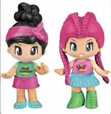 Pinypon: Pack Best Friends 2 Pelo Pinypon Fucsia + Negro