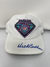 Dick Butkus Signed Hall Of Fame NFL 75 Hat Beckett COA