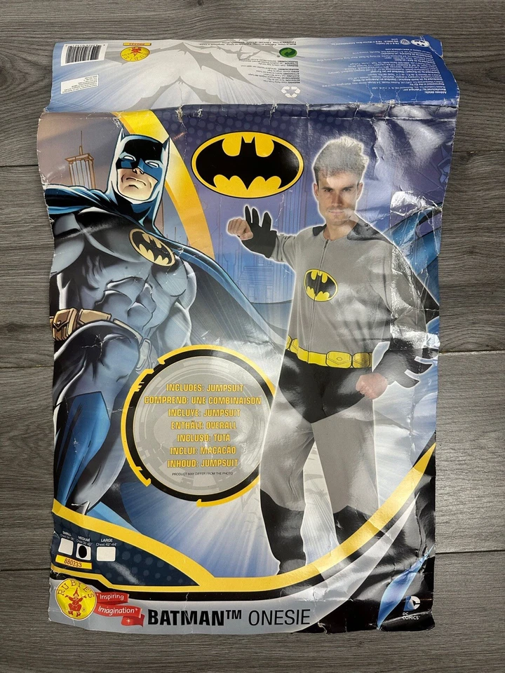 Rubie’s DC Comics Batman Mono Una Pieza Disfraz Hombre’s Talla Grande Foto 2 de 4