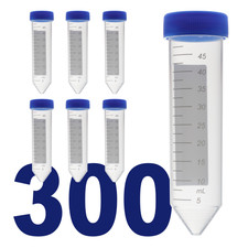 50mL Conical Polypropylene Centrifuge Tubes, Screw Caps & White Graduation