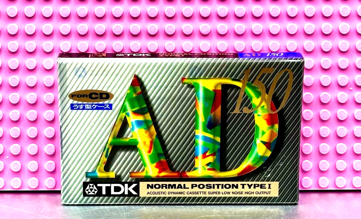 TDK AD 150 1994 JAPAN TYPE I BLANK CASSETTE TAPE (1) (SEALED) | eBay