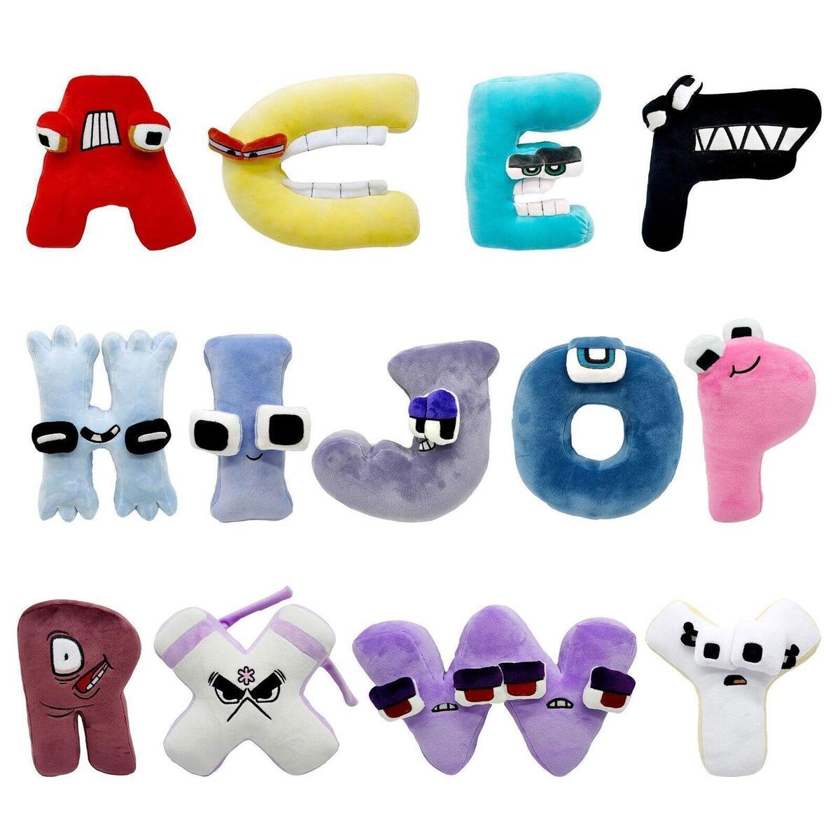 Buy Wholesale China New Alphabet Lore Plush Toys Legendary Letter Plush  Pillow Doll Kids Enlightenment Education Doll A B C Letter Plush Toy & Baby  Plush Toy at USD 2.16