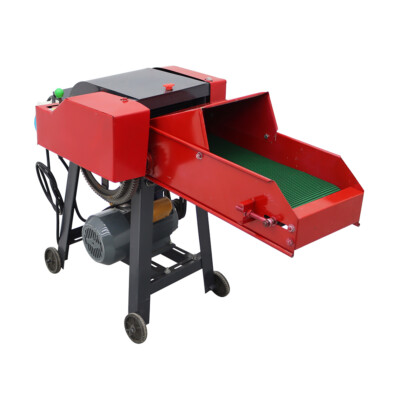 220V Hay Cutter Grass Crusher Feed Processing Chaff Machine 400-800kg/h (239594)
