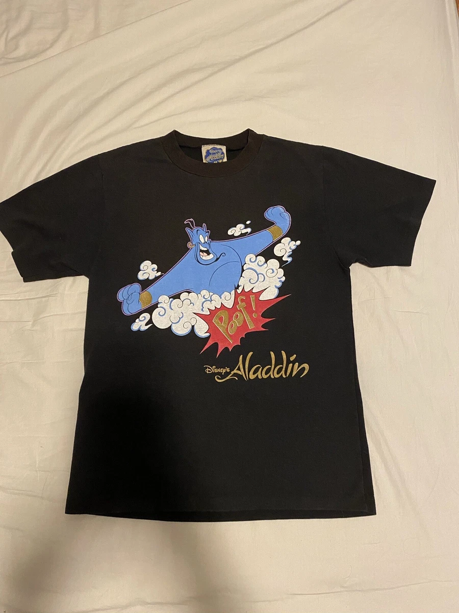 RARE vintage 90s disney aladdin genie shirt soft single stitch